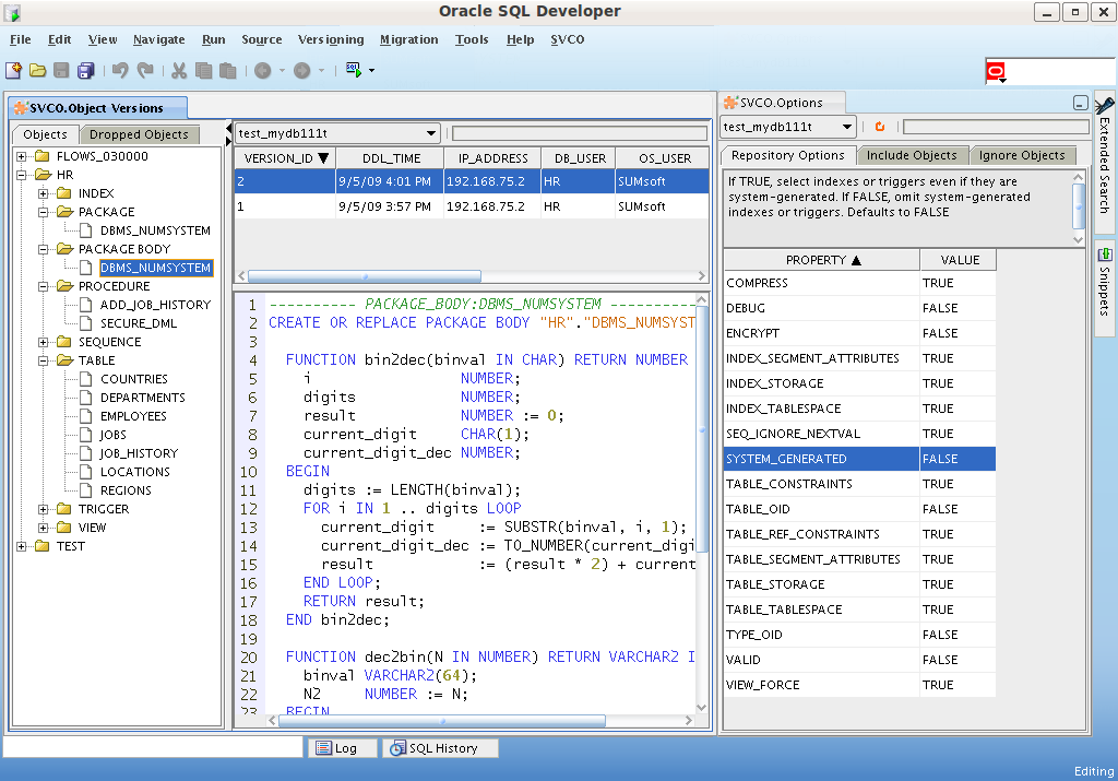 oracle sql developermac